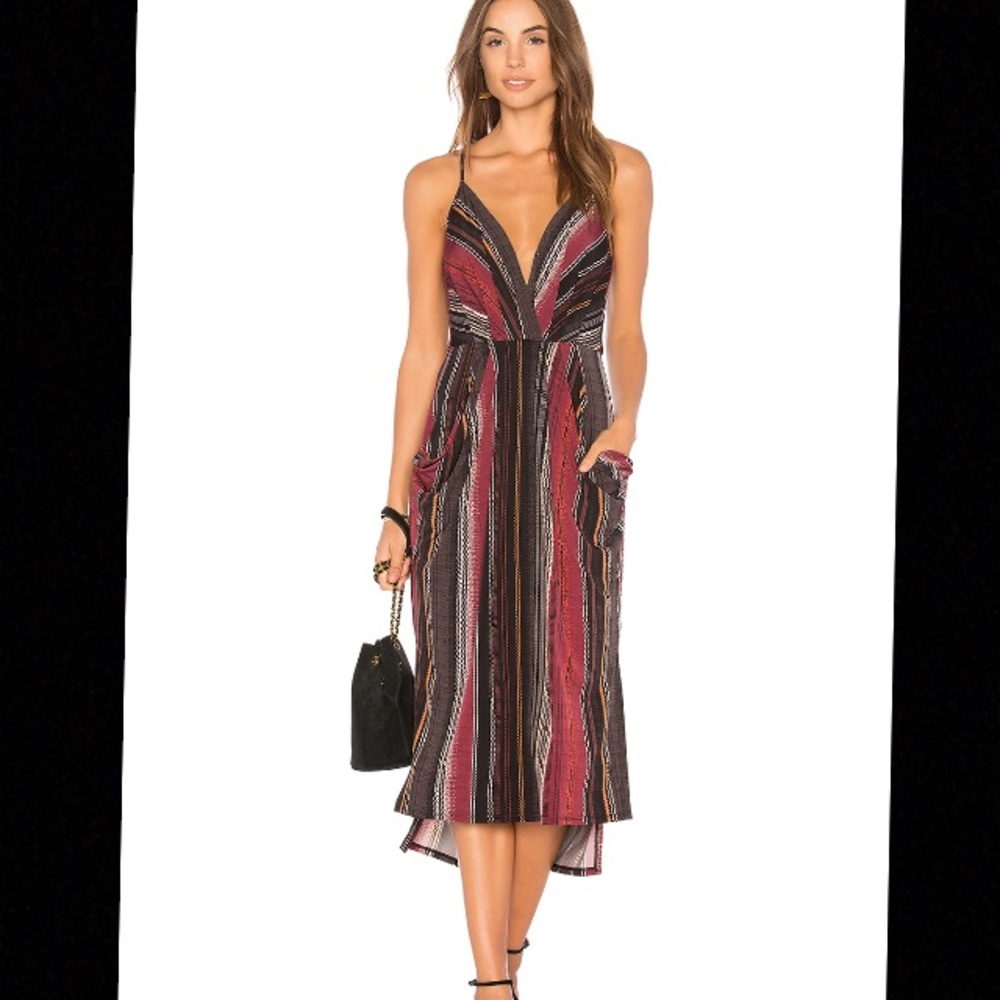 NWT BCBG FAUX WRAP DRESS! SZ XS